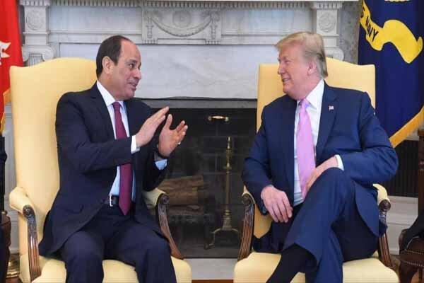 مردم مصر سیسی را نمی خواهند و ترامپ رهبر بزرگ می خوانَدَش!